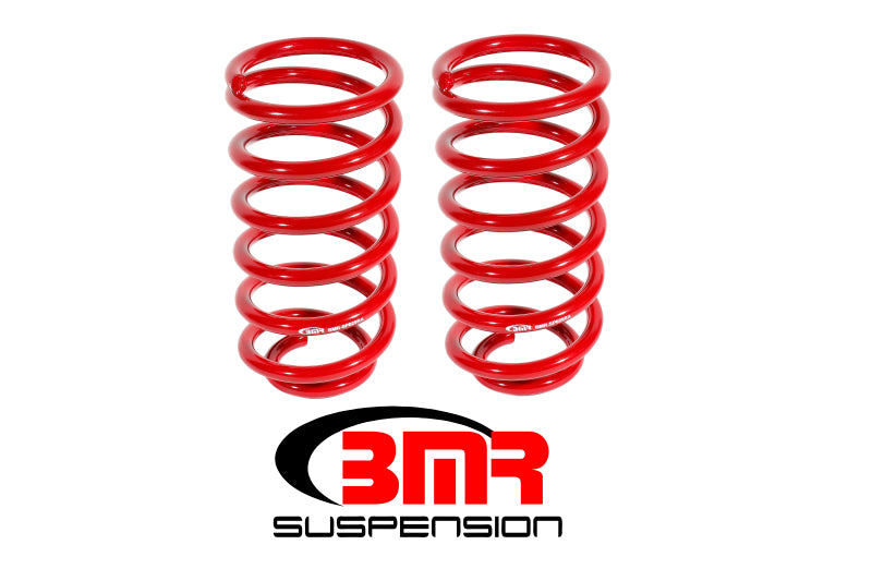 BMR REAR 1" LOWERING SPRINGS RED (79-04 MUSTANG) - eliteracefab.com