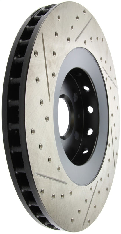 StopTech Drilled & Slotted Left Sport Brake Rotor for 2009 Cadillac CTS-V - eliteracefab.com