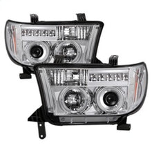 Load image into Gallery viewer, Spyder Toyota Tundra 07-13 Projector Headlights LED Halo LED Chrm PRO-YD-TTU07-HL-C - eliteracefab.com