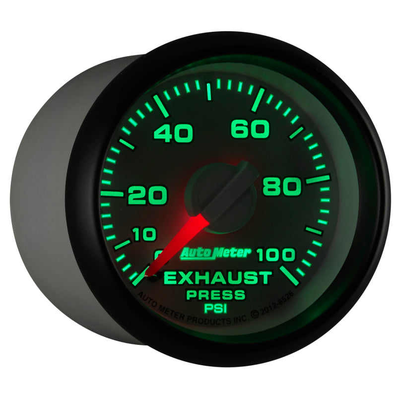 Autometer Factory Match 52.4mm Mechanical 0-100 PSI Exhaust (Drive) Pressure Gauge 8526