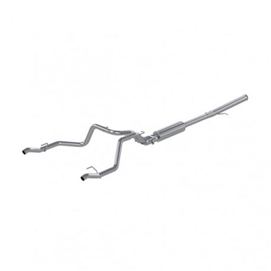MBRP 19-Up Chevy Silverado 1500 6.2L 2.5in Catback Dual Rear Exit Aluminized - eliteracefab.com