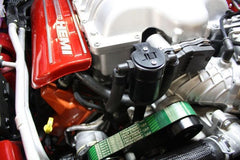 J&L 15-18 Dodge Hellcat/Demon 6.2L Hemi Passenger Side Oil Separator 3.0 - Black Anodized - eliteracefab.com