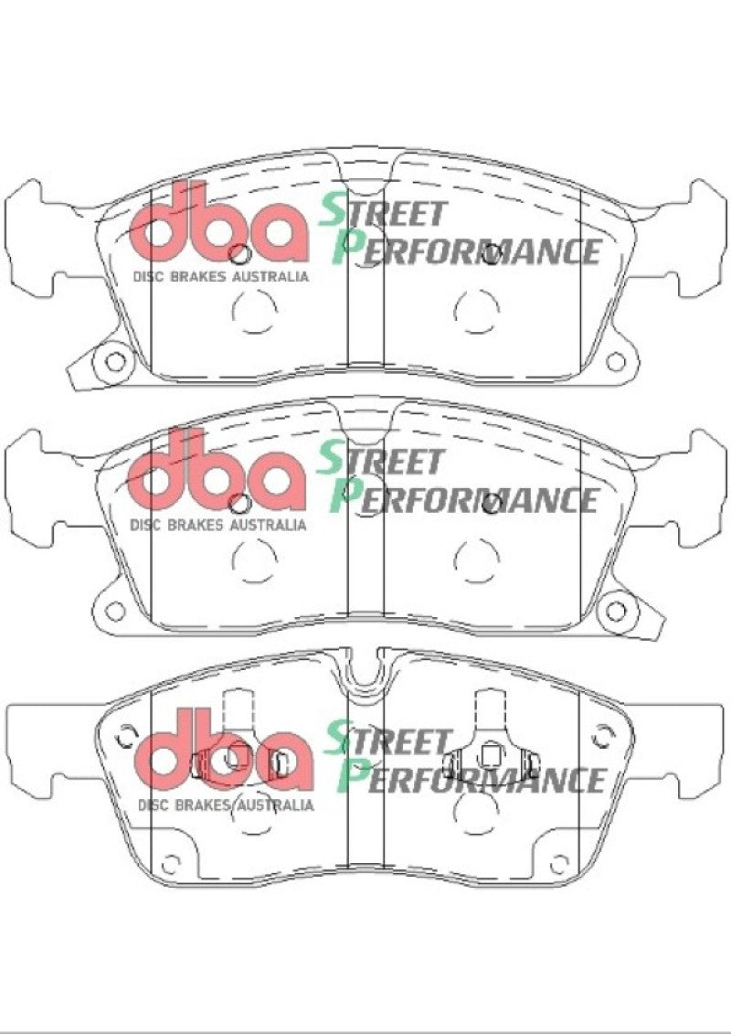 DBA Street Performance Front Brake Pads - DB2216SP DBA