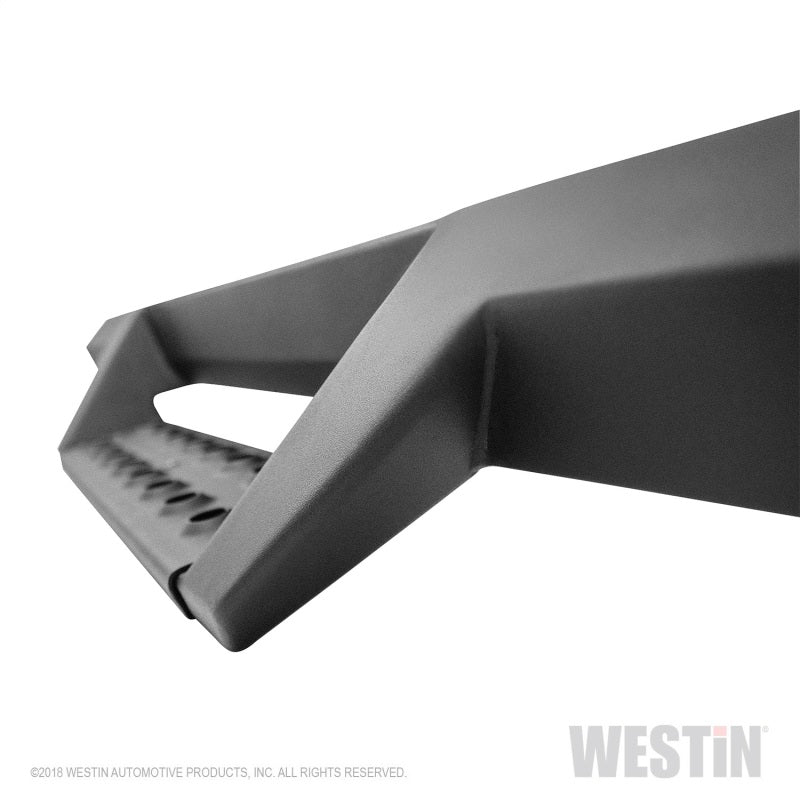 Westin 18-20 Jeep Wrangler JL 2DR HDX Drop Nerf Step Bars - Textured Black - eliteracefab.com