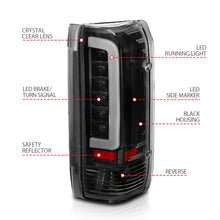 Load image into Gallery viewer, ANZO 1987-1996 Ford F-150 LED Taillights Black Housing Clear Lens (Pair) - eliteracefab.com