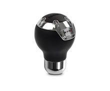 Load image into Gallery viewer, Momo GTR2 Shift Knob - Black Leather, Chrome Insert GTRBK1