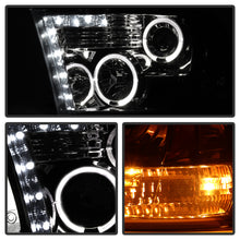 Load image into Gallery viewer, Spyder Dodge Ram 1500 09-14 10-14 Projector Headlights Halogen- LED Halo LED- Smke PRO-YD-DR09-HL-SM - eliteracefab.com