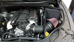 JLT 18-20 Dodge Durango SRT 6.4L Black Textured Cold Air Intake Kit w/Red Filter - eliteracefab.com
