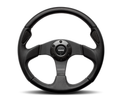 Momo Jet Steering Wheel 320 mm -  Black AirLeather/Black Spokes JET32BK0B