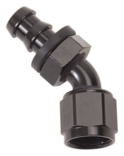 Load image into Gallery viewer, Russell Performance -10 AN Twist-Lok 45 Degree Hose End (Black) - eliteracefab.com