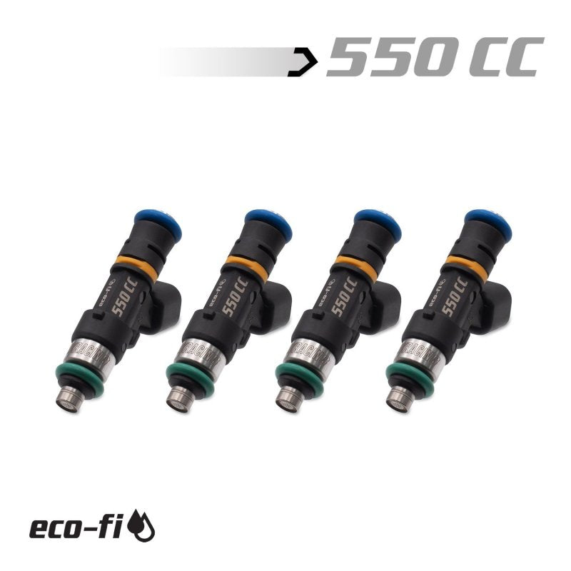 BLOX Racing Eco-Fi Street Injectors 550cc/min Honda K Series (Set of 4) BLOX Racing