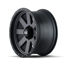 Load image into Gallery viewer, ION Type 134 20x10 / 5x127 BP / -19mm Offset / 83.82mm Hub Matte Gunmetal/Black Beadlock Wheel