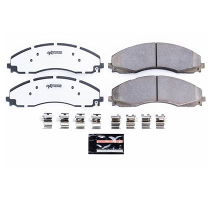 Power Stop 17-19 Ford F-450 Super Duty Front Z36 Truck & Tow Brake Pads w/Hardware - eliteracefab.com