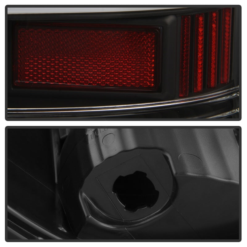 xTune 13-18 Dodge Ram 1500 LED Tail Lights - Black (ALT-ON-DRAM13V2-LBLED-BK) - eliteracefab.com