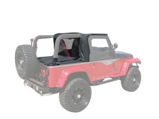 Rampage 1997-2002 Jeep Wrangler(TJ) Cab Soft Top And Tonneau Cover - Black Denim - eliteracefab.com