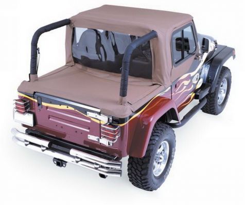 Rampage 1997-2002 Jeep Wrangler(TJ) Cab Soft Top And Tonneau Cover - Spice Denim - eliteracefab.com