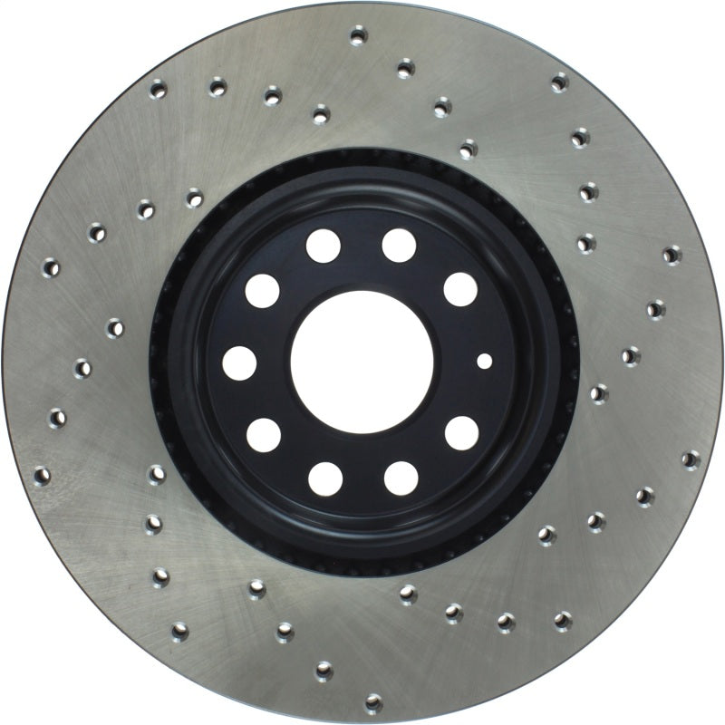 StopTech 06-13 Audi A3/08-09 TT / 06-09 VW GTI Mk V Cryo-Stop Right Front Drilled Rotor Stoptech