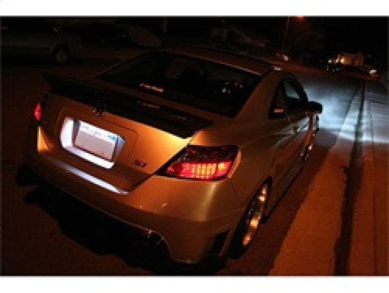 Spyder Honda Civic 06-08 2Dr LED Tail Lights Red Clear ALT-YD-HC06-2D-LED-RC - eliteracefab.com