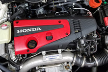 Load image into Gallery viewer, J&amp;L 17-19 Honda Civic Type R Passenger Side Oil Separator 3.0 - Black Anodized - eliteracefab.com