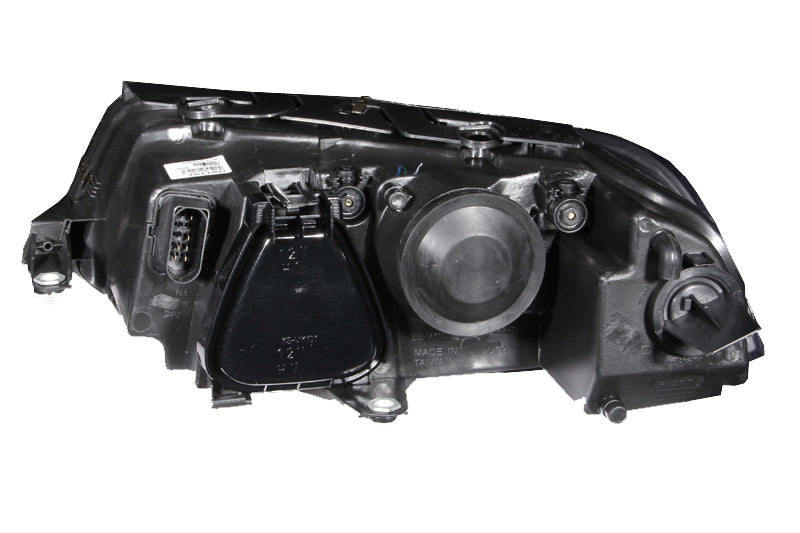 ANZO USA Volkswagen Passat Projector Headlights W/ Halo Black; 2001-2005 - eliteracefab.com