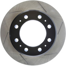 Load image into Gallery viewer, StopTech 08-10 Dodge Ram 4500 6.7L Slotted Left Front Brake Rotor - eliteracefab.com