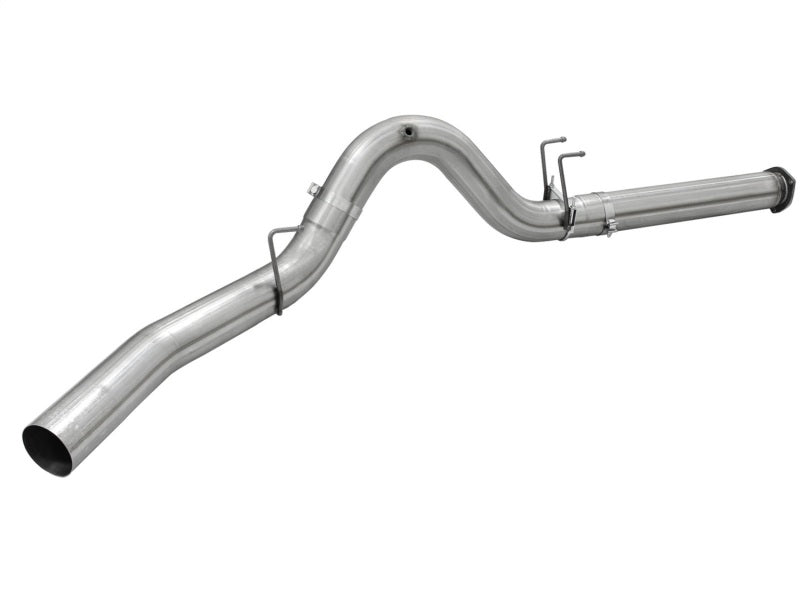 aFe MACHForce XP Exhaust 5in DPF-Back Stainless Steel Exhaust 2015 Ford Turbo Diesel V8 6.7L No Tip - eliteracefab.com