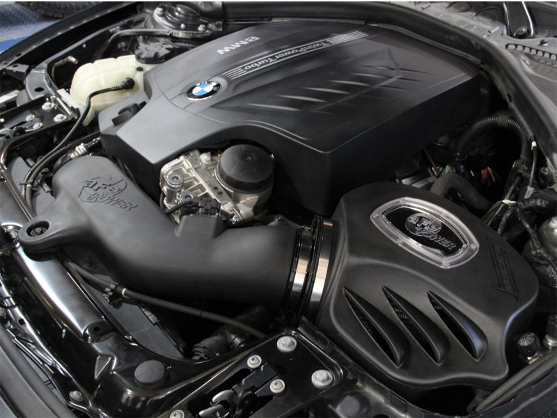 aFe Momentum Intake Stage-2 Pro Dry S 14 BMW 435i (F32) L6-3.0 / 12-15 335i (F30) L6 3.0L Turbo N55 - eliteracefab.com