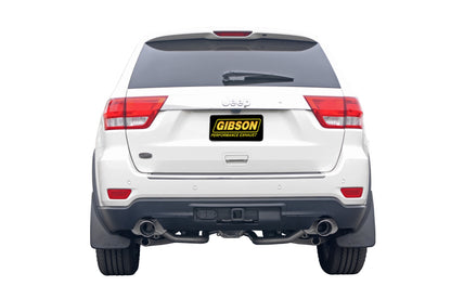 Gibson 11-18 Jeep Grand Cherokee Laredo 3.6L 2.25in Axle-Back Dual Exhaust - Aluminized - eliteracefab.com