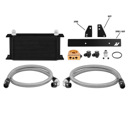 Mishimoto 09-12 Nissan 370Z / 08-12 Infiniti G37 (Coupe Only) Thermostatic Oil Cooler Kit - Black - eliteracefab.com