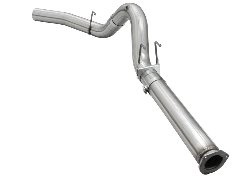 aFe MACHForce XP Exhaust 5in DPF-Back Stainless Steel Exhaust 2015 Ford Turbo Diesel V8 6.7L No Tip - eliteracefab.com