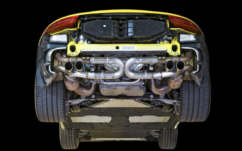 AWE Tuning Porsche 991 SwitchPath Exhaust for Non-PSE Cars Diamond Black Tips AWE Tuning