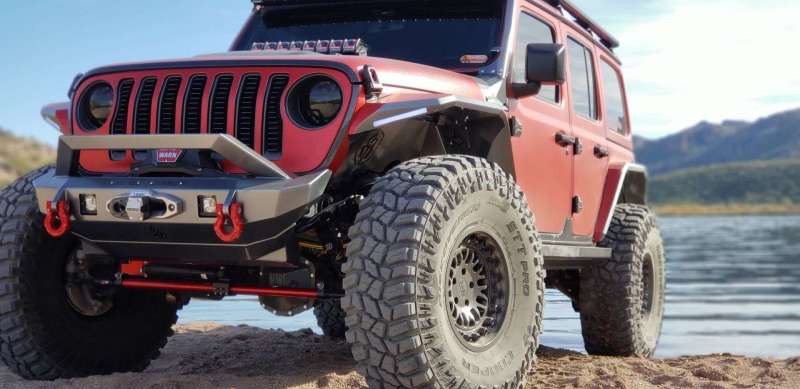 Road Armor 18-20 Jeep Wrangler JL Stealth Front Fender Liner JL Body Armor Raw - eliteracefab.com