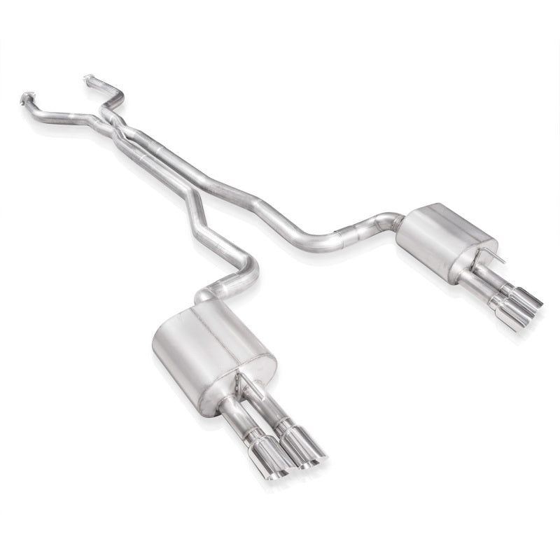 Stainless Works 2014-16 Chevy SS Exhaust 3in X-Pipe Chambered Mufflers Polished Tips Factory Connect Stainless Works