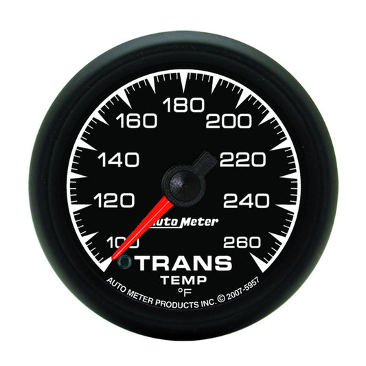 Autometer ES 52.4mm Full Sweep Electronic 100-260 Degree F Transmission Temprature Gauge 5957