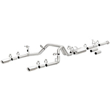 Load image into Gallery viewer, MagnaFlow Stainless Cat-Back Exhaust 2015 Chevy Silverado 2500HD 6.0L Dual Split Rear Exit 4in - eliteracefab.com