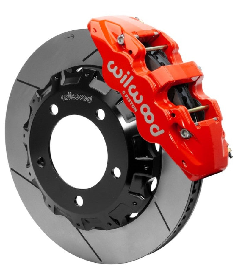 Wilwood AERO6 Front Brake Kit Red 14.25in 2016-2018 Toyota Land Cruiser (J200) w/ Lines Wilwood