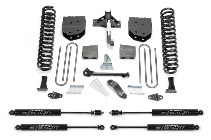 Fabtech 08-16 Ford F250/F350 4WD 4in Basic Sys w/Stealth - eliteracefab.com