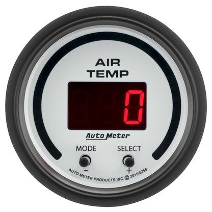 Autometer Phantom 2-1/16in 0-300 Degree F Digital Dual Air Temp Gauge 5758