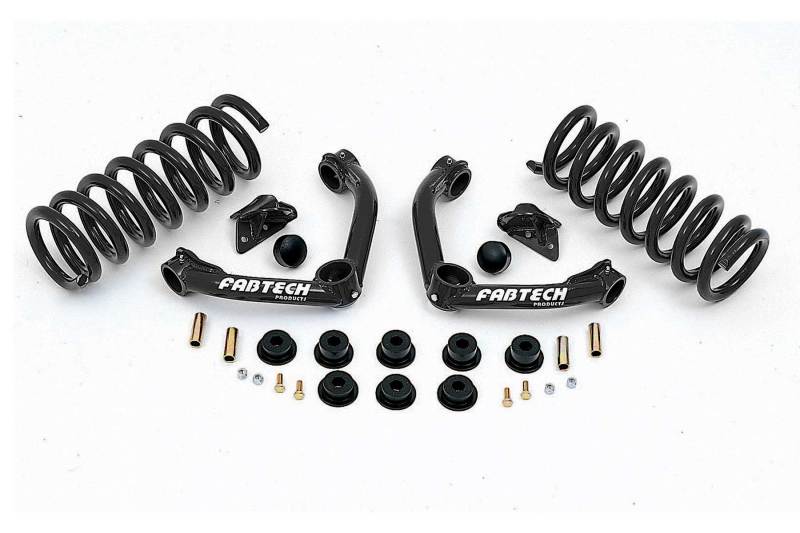 Fabtech 2.5in Perf Sys w/Perf Shks 98-08 Ford Ranger 2WD Coil Spring Front Susp w/4.0L V6 - eliteracefab.com