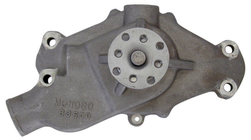 Moroso Chevrolet Small Block/90 Degree V6 (w/5/8in Shaft) Water Pump - Aluminum