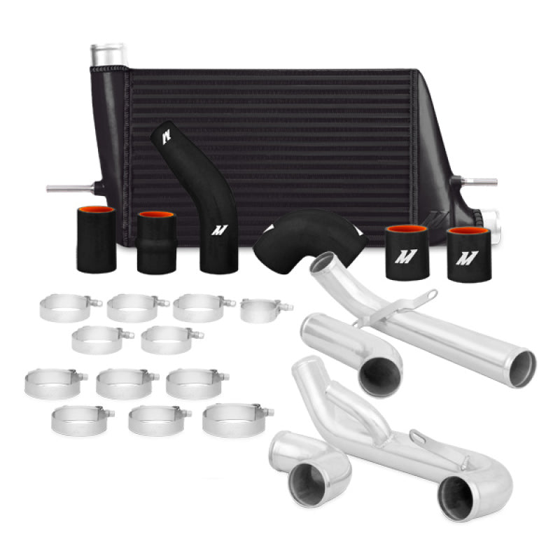 Mishimoto 08+ Mitsubishi Evo X Front-Mount Intercooler Kit - Black - eliteracefab.com