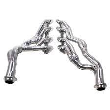 JBA 6655SJS | 67-70 FORD MUSTANG 390-428 FE 1-3/4IN-2-1/2IN PRIMARY SILVER CTD TRI Y HEADER; 1967-1970 - eliteracefab.com