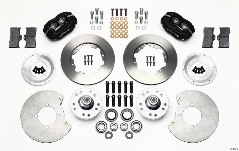 Wilwood Forged Dynalite Front Kit 11.00in 37-48 Ford Psgr. 360 Plate Mount Wilwood