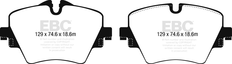 EBC Ultimax2 Front Brake Pads - UD1892 EBC