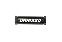 Load image into Gallery viewer, Moroso In-Line Fuel Filter - 5-1/8in - 3/8in NPT - 40 Micron SS Filter - Aluminum