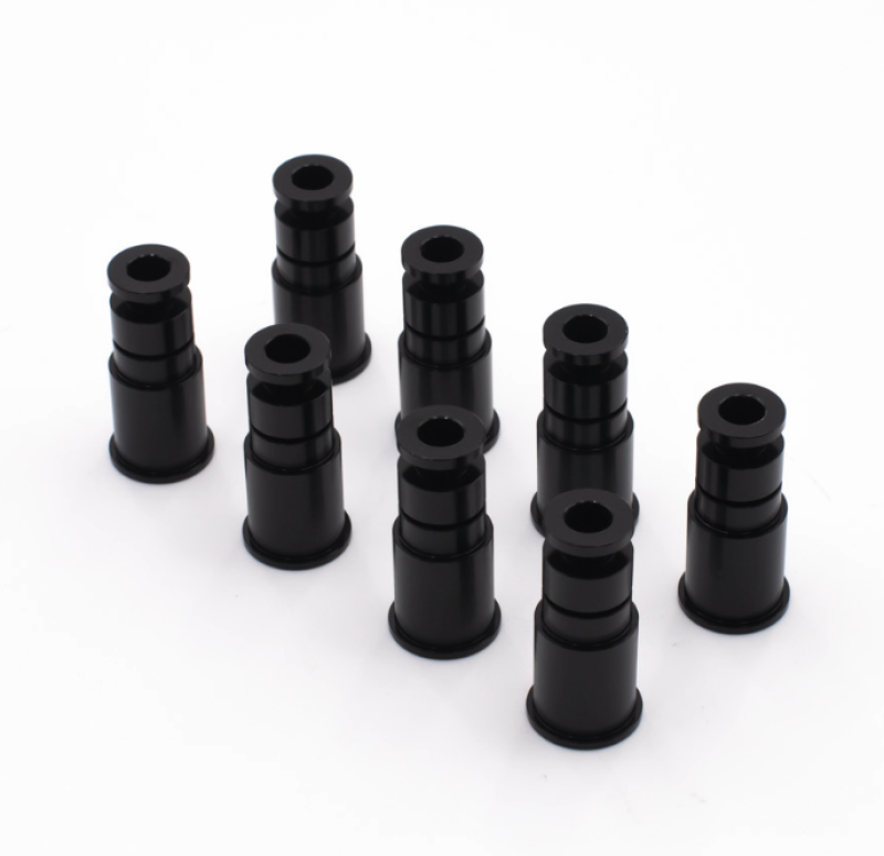 BLOX Racing 14mm Adapter Top (1in) w/Viton O-Ring & Retaining Clip (Set of 4) BLOX Racing