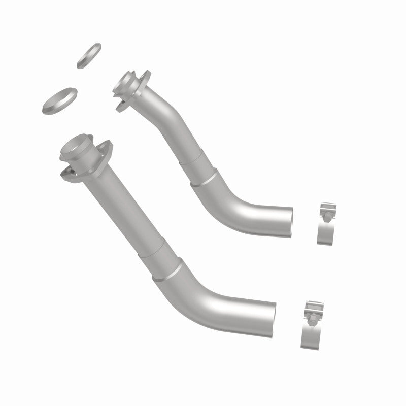 MagnaFlow 66-72 Chevy C10 Pickup V8 2-Piece Front Exhuast Pipe Kit (2in Tubing/Clamps/Inlet Flanges) Magnaflow