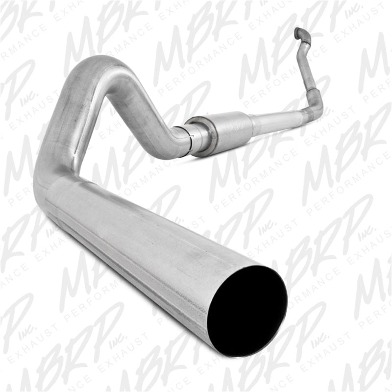 MBRP 1994-1997 Ford F-250/350 7.3L P Series Exhaust System 4" Turbo Back (3" Downpipe) S6218P - eliteracefab.com