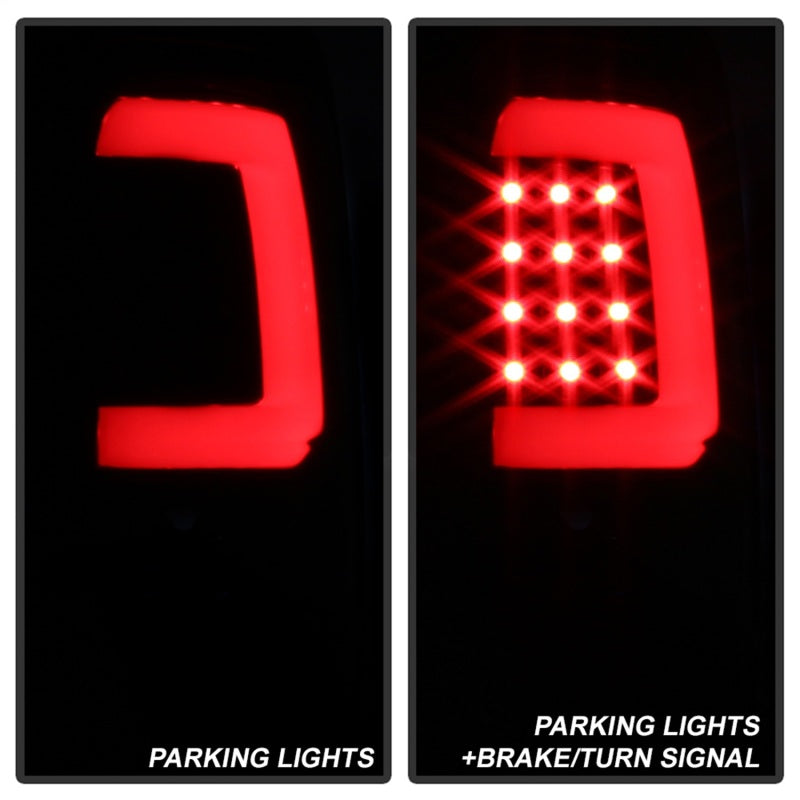 xTune Dodge Ram 1500 94-01 Tail Lights - Light Bar LED - Black ALT-ON-DRAM94V3-LBLED-BK - eliteracefab.com