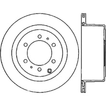 Load image into Gallery viewer, StopTech Slotted Cryo Sport Brake Rotor 93-97 Toyota Land Cruiser Left Rear